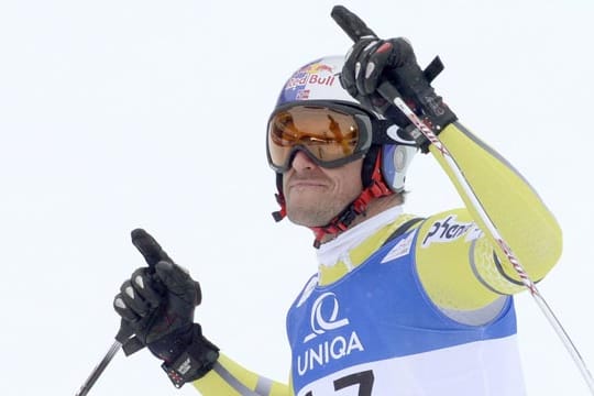 Jubelnder Skandinavier: Der Norweger Aksel Lund Svindal war in der WM-Abfahrt von Schladming nicht zu schlagen.