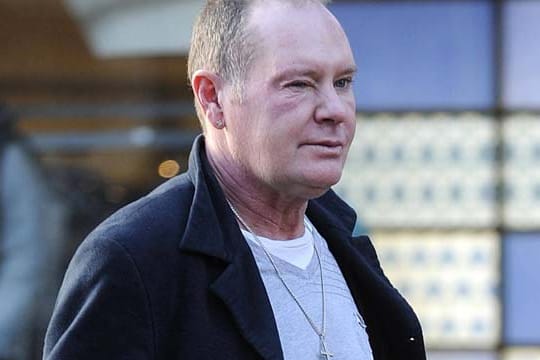 Paul Gascoigne Anfang Februar: Sein Gesicht ist vom Alkohol gezeichnet.