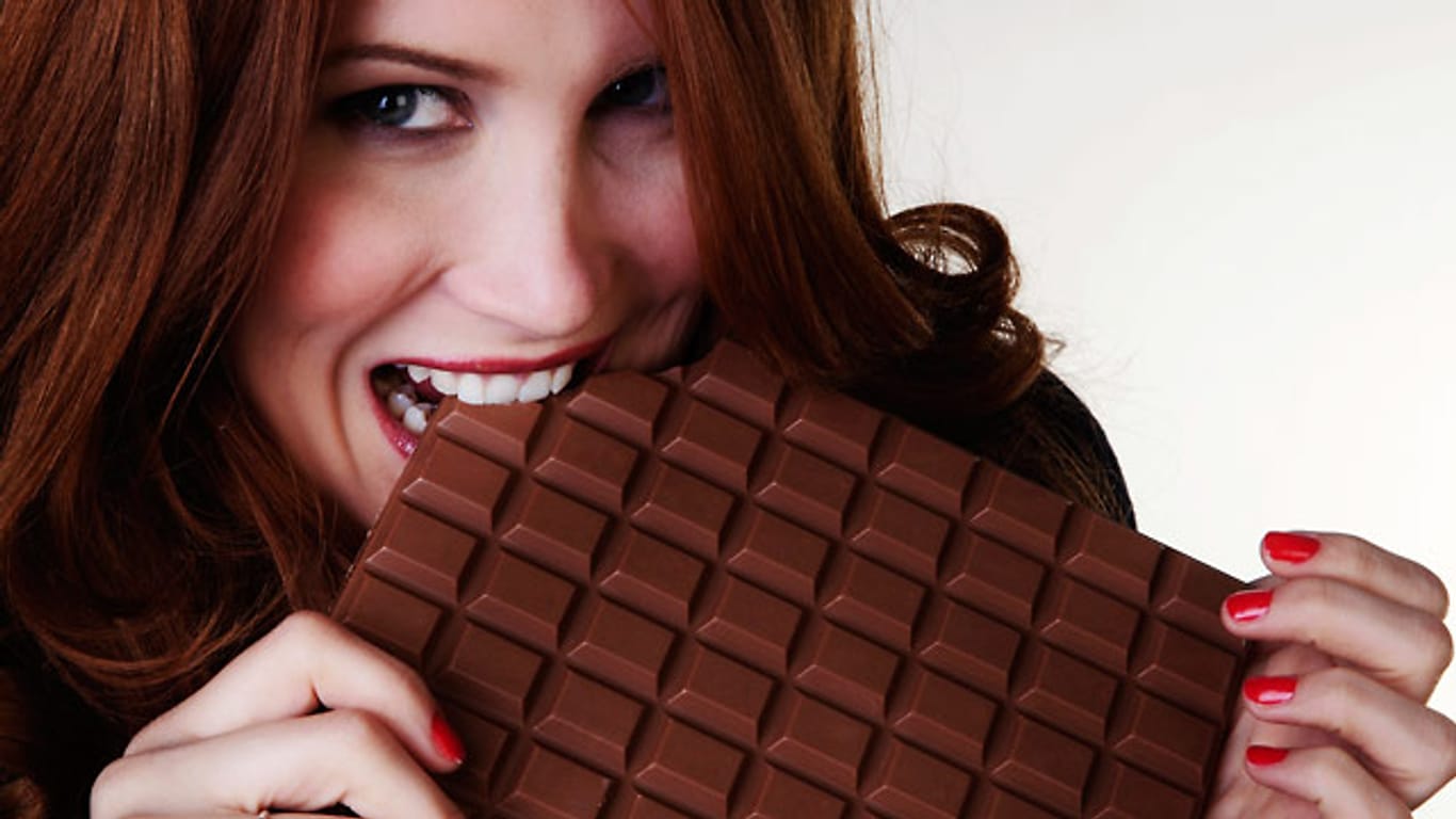 Schokolade schmeckt nicht nur Frauen.