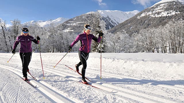 Ideales Terrain zum Skilanglauf: Im sonnenverwöhnten Obergomser Tal findet jedes Jahr der Internationale Gommerlauf statt. Der diesjährige Termin für das Skilanglauf-Rennen ist der 23. und 24. Februar.