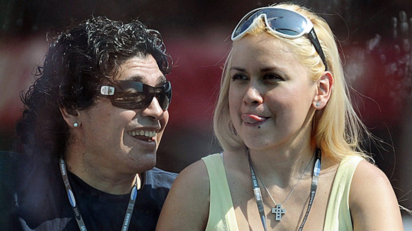 Diego Maradona und Veronica Ojeda