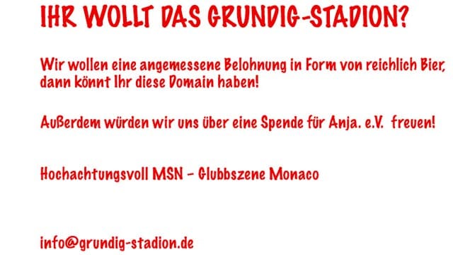 Ein Screenshot der Website.