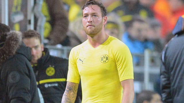 Julian Schieber durfte bereits früh duschen gehen.