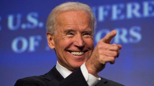 US Vizepräsident Joe Biden: "Besorg Dir eine Schrotflinte." US Vizepräsident Joe Biden: "Besorg Dir eine Schrotflinte."