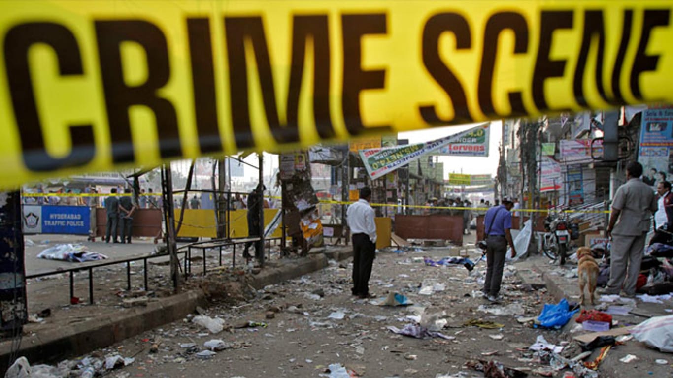 Bombenattentate im indischen Hyderabad