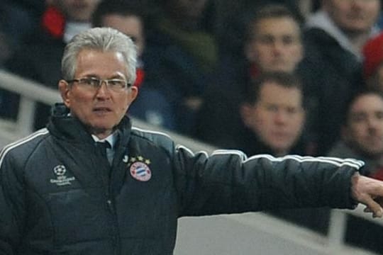 Jupp Heynckes während der Champions-League-Partie zwischen Arsenal London und Bayern München.
