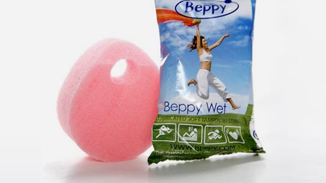 Schwämmchen "Beppy" ist eine interessante Alternative zu konventionellen Tampons.