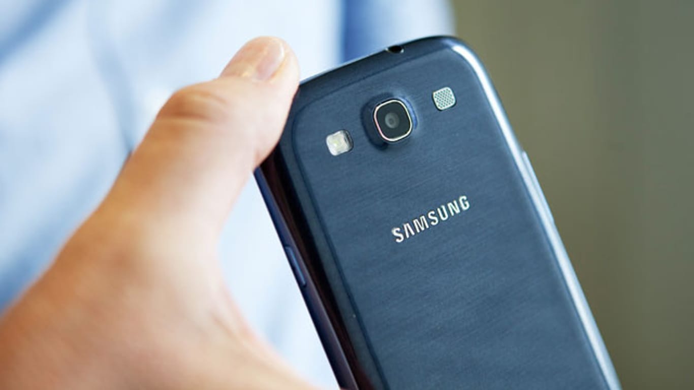 Samsung Galaxy S3 Rückseite mit Kamera.