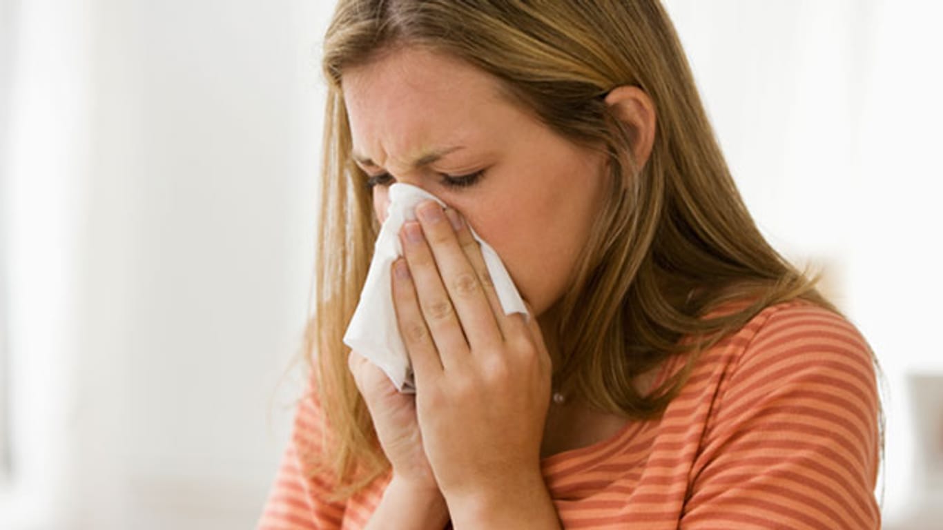 Grippe-Viren sind in feuchten Räumen weniger ansteckend.