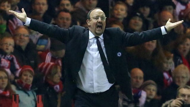 Chelsea-Coach Rafael Bénitez hat seinen Abschied angekündigt. Chelsea-Coach Rafael Bénitez hat seinen Abschied angekündigt.