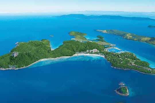 und Dent Island.Blick auf Hamilton Island