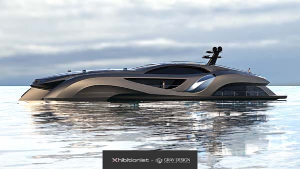 Der schwedische Designer Eduard Gray hat wieder mal eine beeindruckende Super-Jacht entworfen.