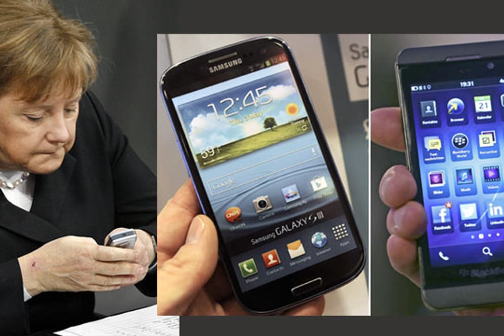 Samsung Galaxy S3 oder Blackberry? Die Bundeskanzlerin bekommt ein neues, sicheres Smartphone