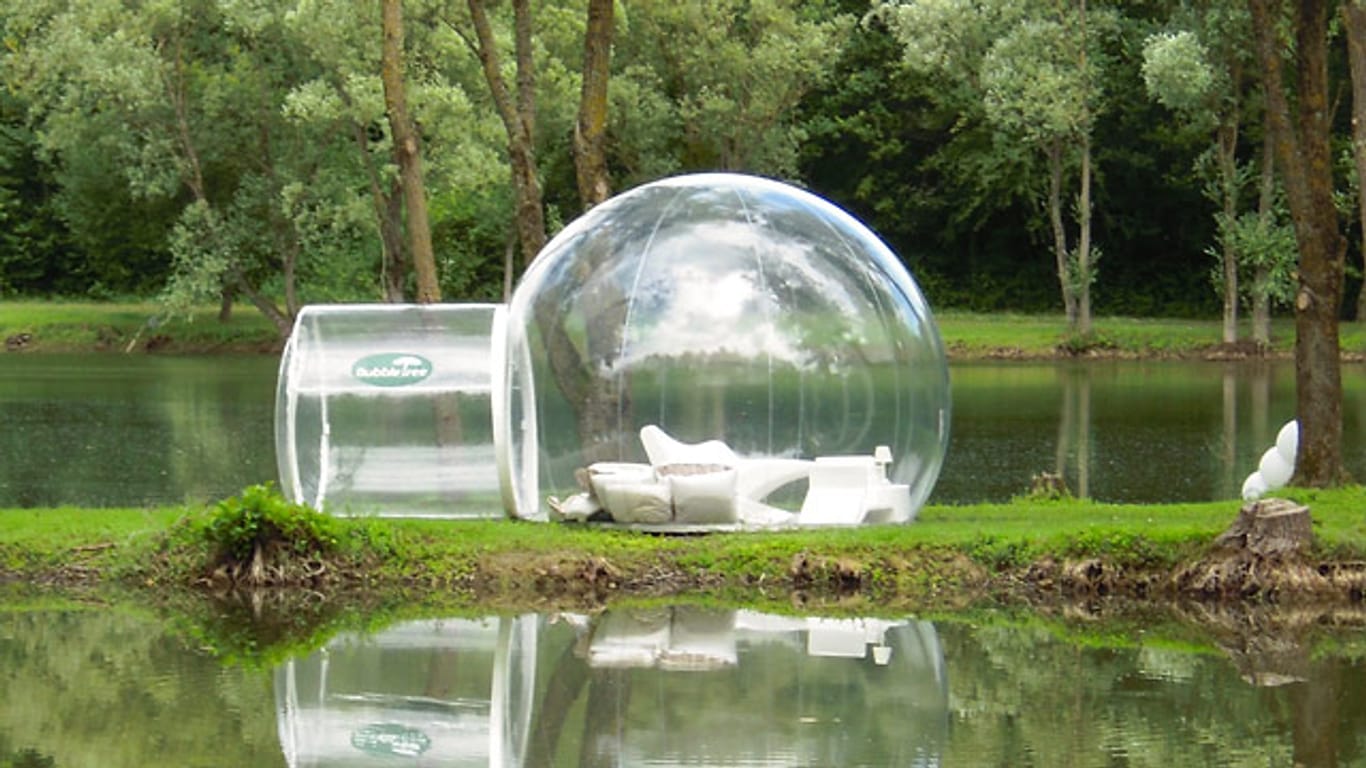 CristalBubble: Zelt in Frankreich.