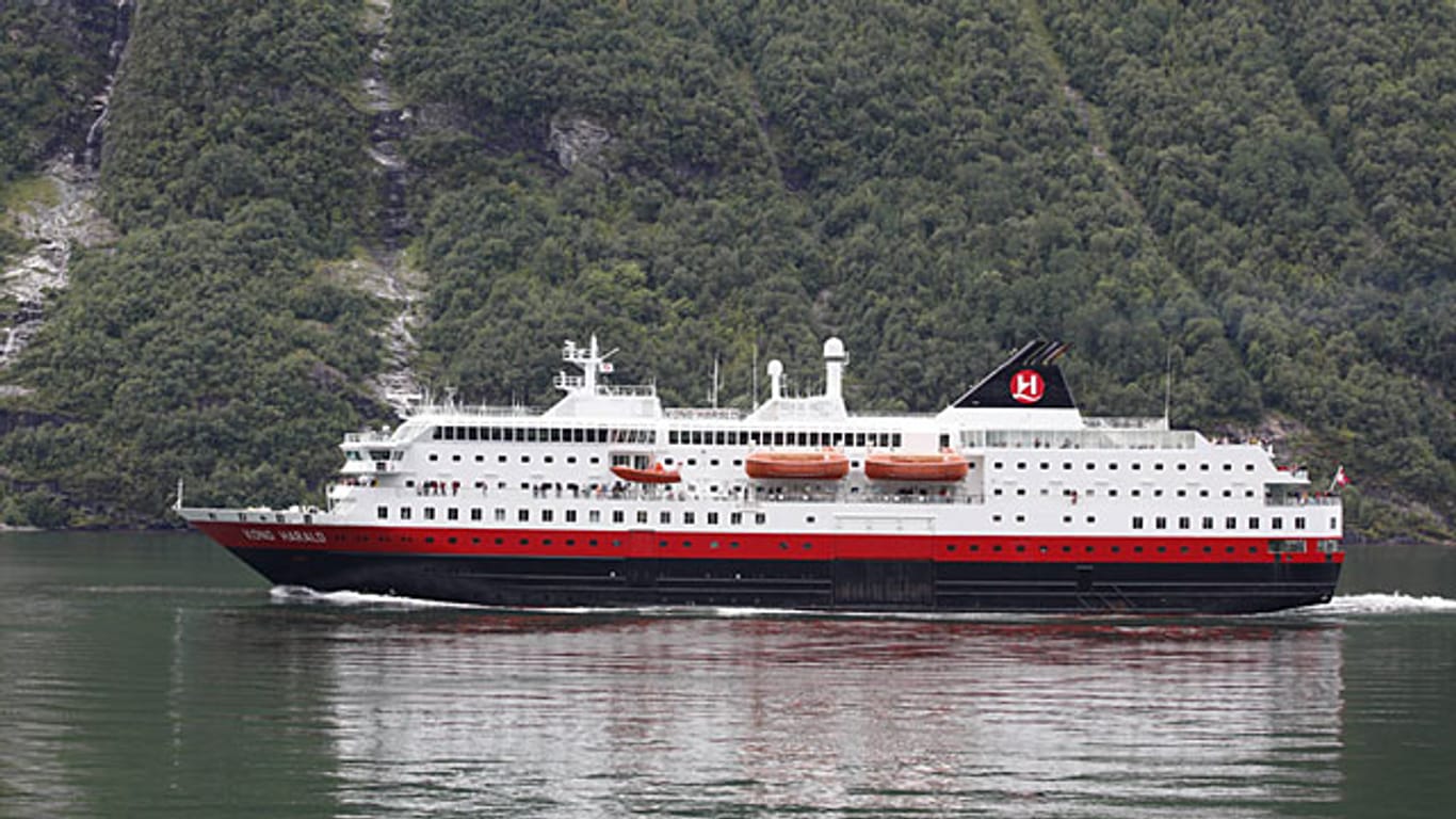 Kreuzfahrtschiffes "MS Kong Harald"