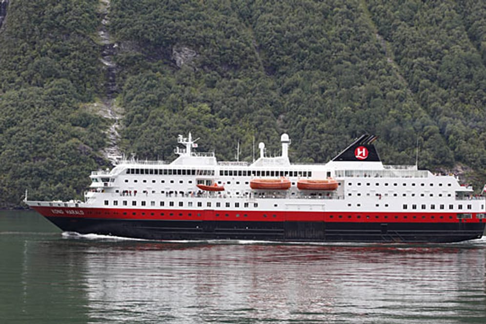 Kreuzfahrtschiffes "MS Kong Harald"