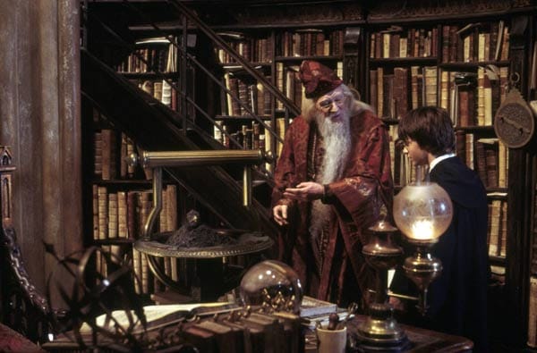 Der wohl berühmteste Zauberlehrling der Welt heißt Harry Potter. Sein Lehrmeister ist Albus Dumbledore, der Direktor der Zauberschule Hogwarts. In insgesamt acht Filmen mimt Daniel Radcliffe den heranwachsenden Harry, der den Mord an seinen Eltern rächen will.