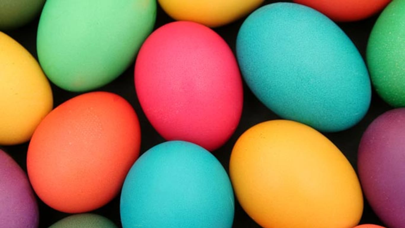 Ostereier: Die bunten Farben sind nicht für alle harmlos.