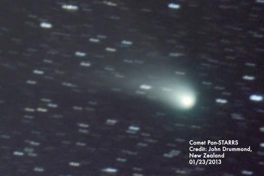 2013 ist das Jahr der Kometen: Jetzt PanStarrs und im Herbst die Steigerung mit dem Kometen-Überflieger ISON.