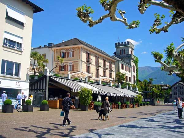 Promenade in Ascona.