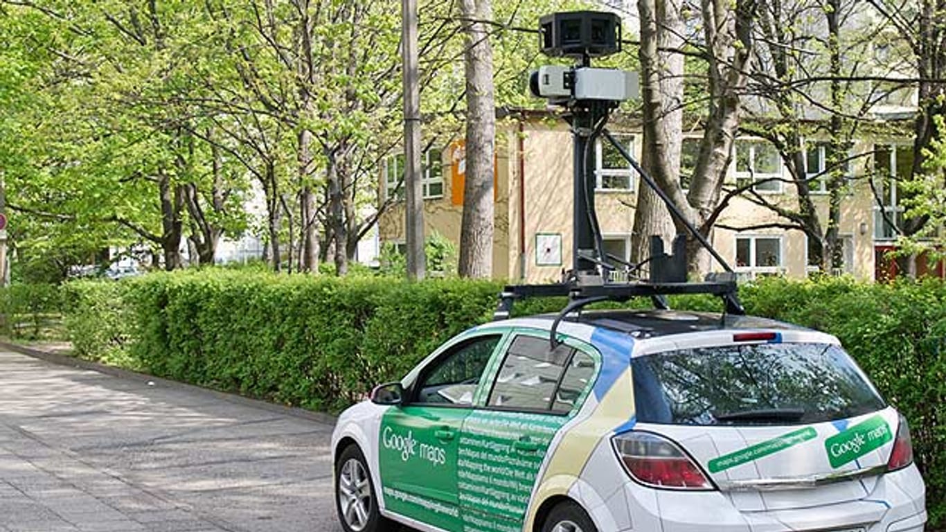 Kameraauto von Google schießt Bilder für Google Street View