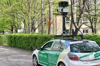 Kameraauto von Google schießt Bilder für Google Street View