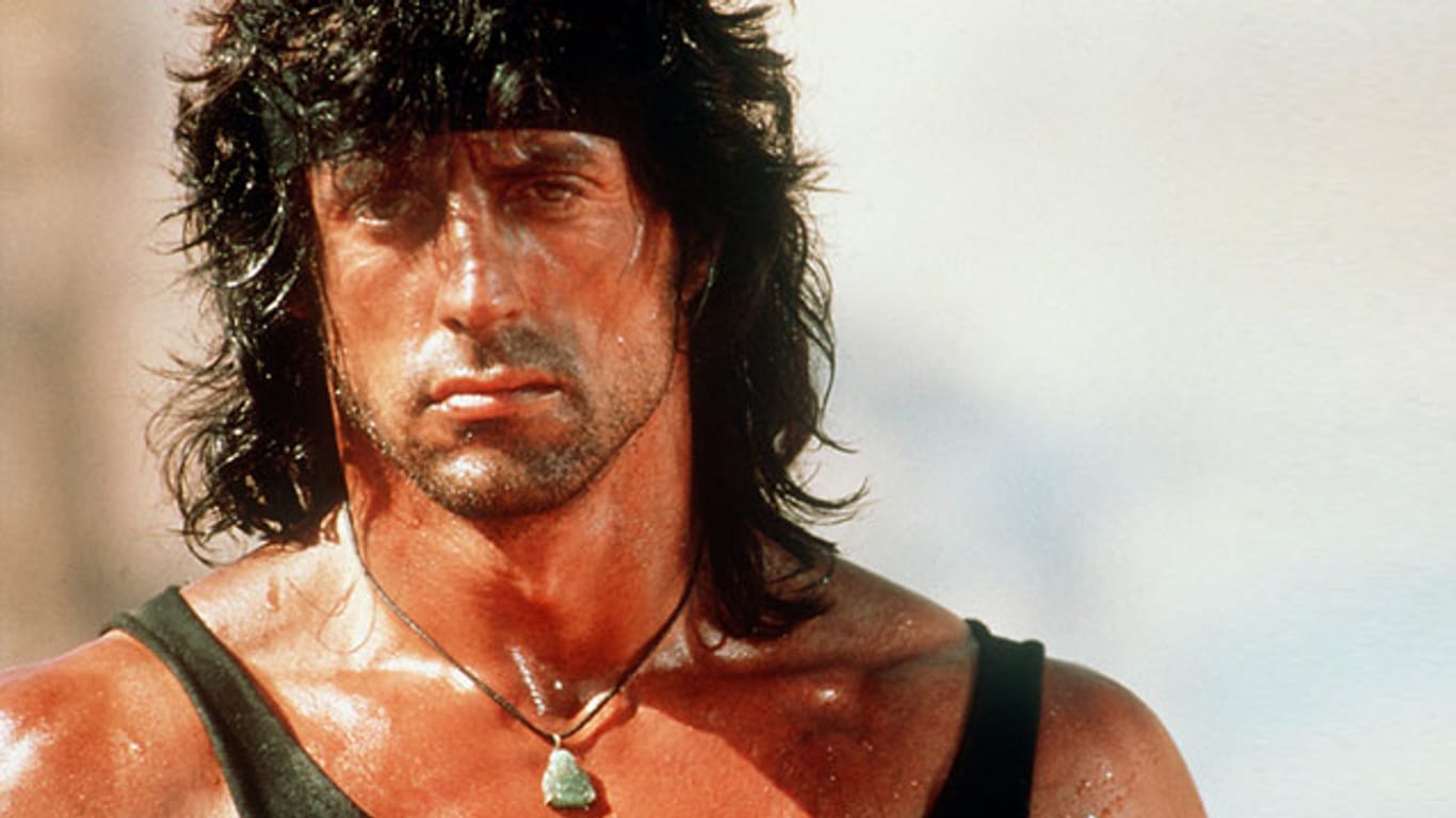 Sylvester Stallone als "Rambo".