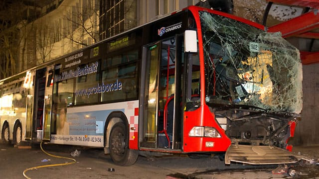 Linienbus-Unfall in Osnabrück