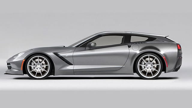 Die Corvette wird zum Kombi. Die Corvette wird zum Kombi.