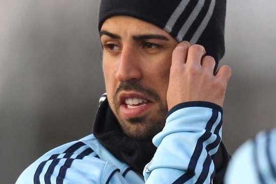 Knöchelverletzung im Training: Mittelfeldspieler Sami Khedira.