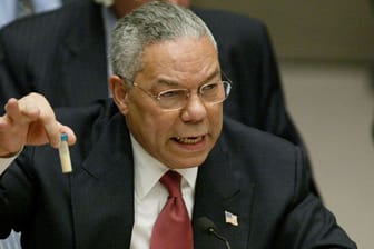 2003 plädierte Colin Powell vor dem Weltsicherheitsrat für den Sturz Saddam Husseins.