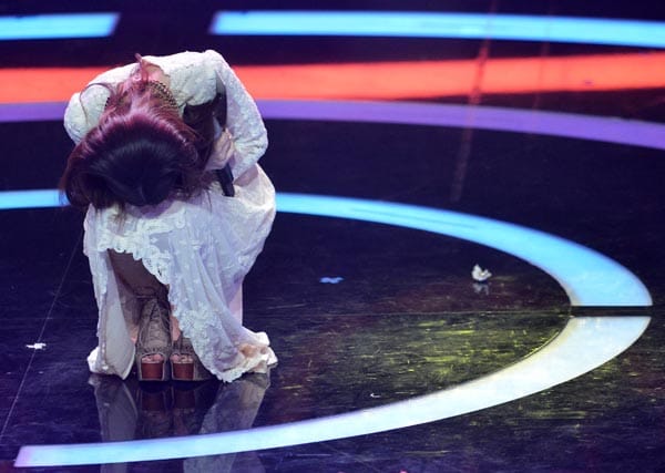 Lena bekam den Echo für das beste Video national und lieferte bei ihrer Dankesrede eine tränenreiche und theatralische Show.