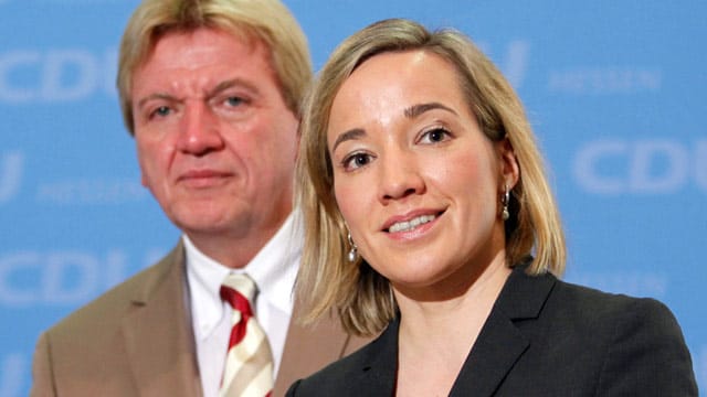 Volker Bouffier und Kristina Schröder