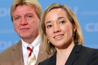 Volker Bouffier und Kristina Schröder