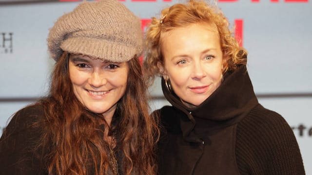 Katja von Garnier (l.) mit ihrer Freundin und Kollegin Katja Riemann.