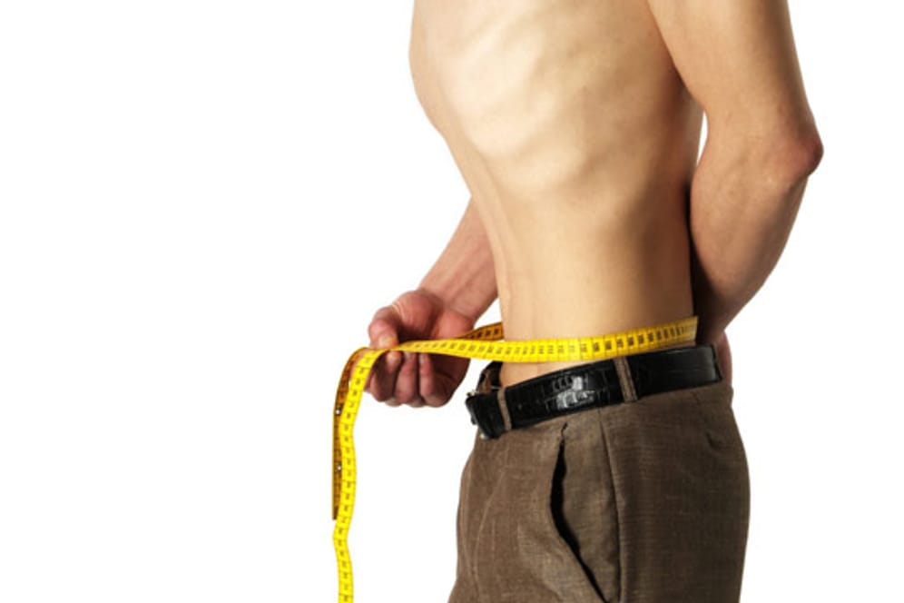 Magersucht ist auch bei Männern keine seltene Krankheit