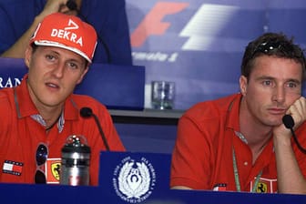 Michael Schumacher und Eddie Irvine sind bei Ferrari keine Freunde geworden.