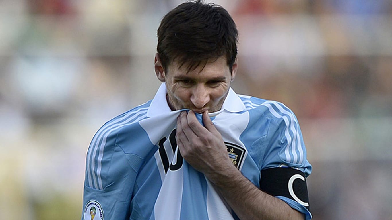 Argentiniens Superstar Lionel Messi: "Vielen von uns ist es sehr schlecht ergangen."