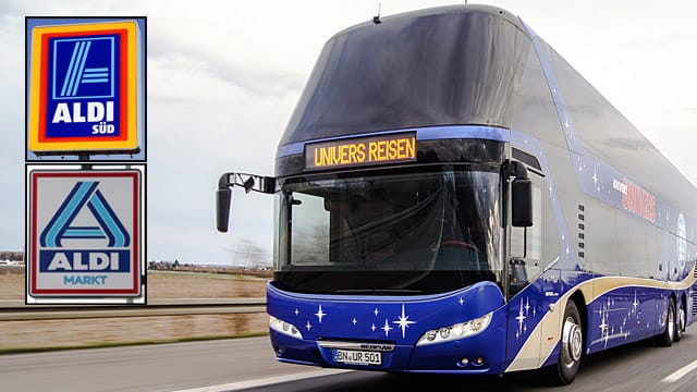 Aldi bietet Fernbus-Tickets an.