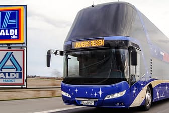 Aldi bietet Fernbus-Tickets an.