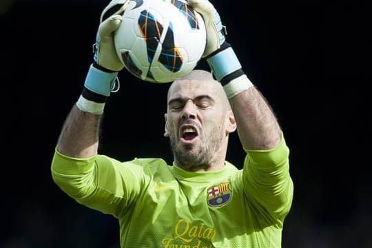 Barca-Keeper Victor Valdes steigt offenbar zum absoluten Topverdiener auf.