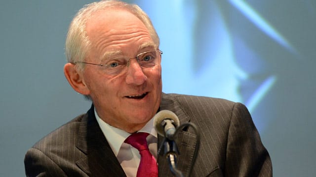 Bundesfinanzminister Wolfgang Schäuble