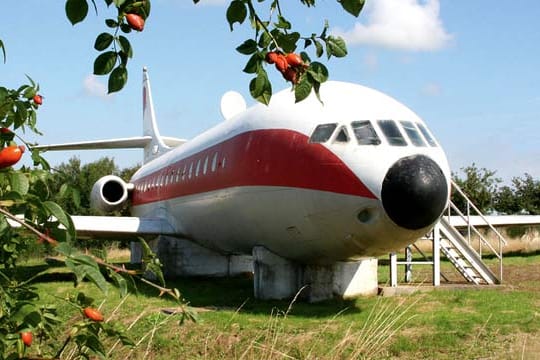 Ein Flugzeug als Ferienhaus