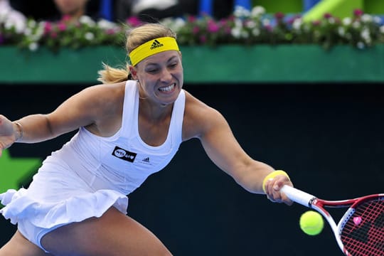 Angelique Kerber musste sich im Match gegen die Japanerin Ayumi Morita nur selten strecken.