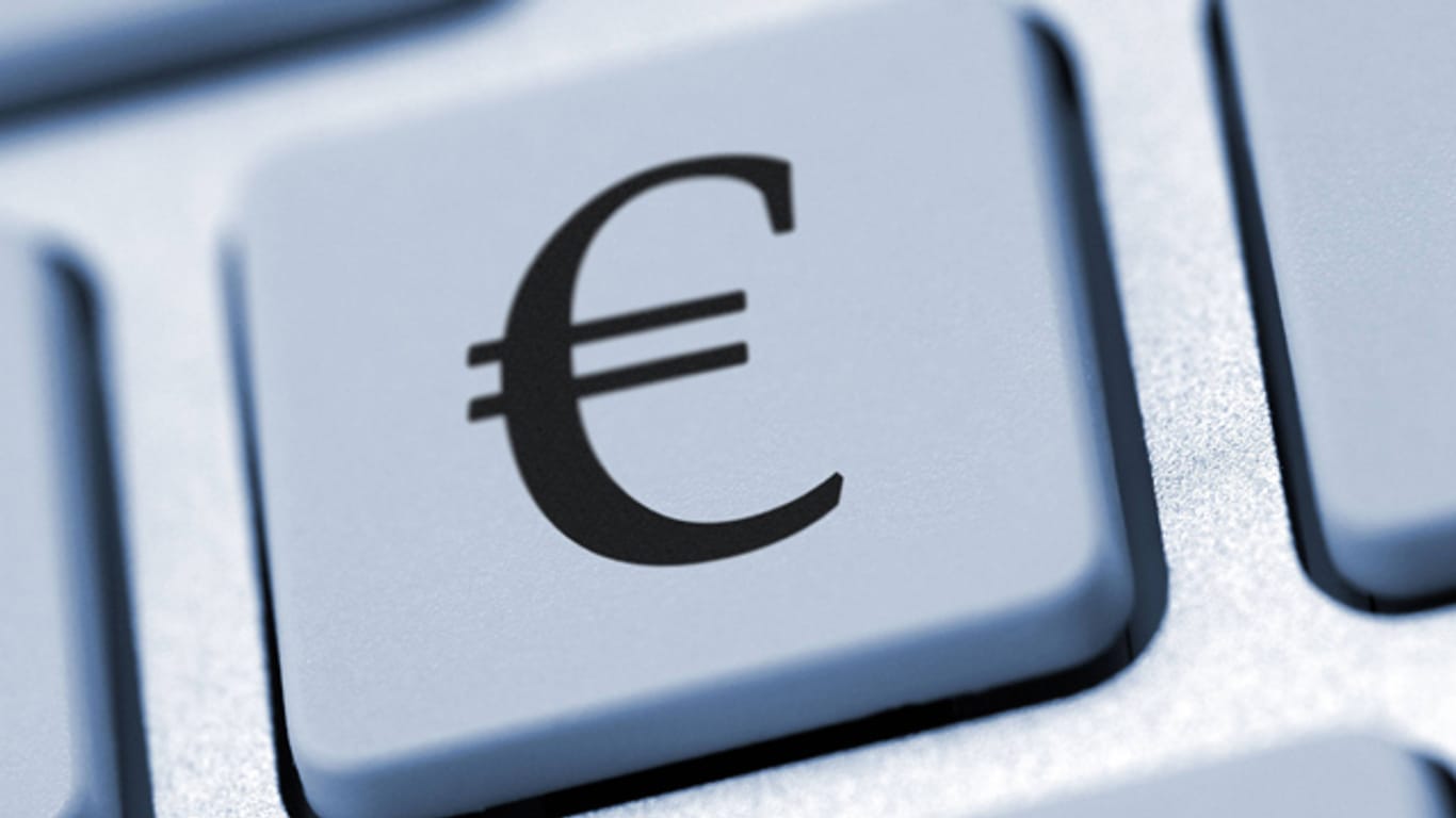Euro-Zeichen auf Computertastatur