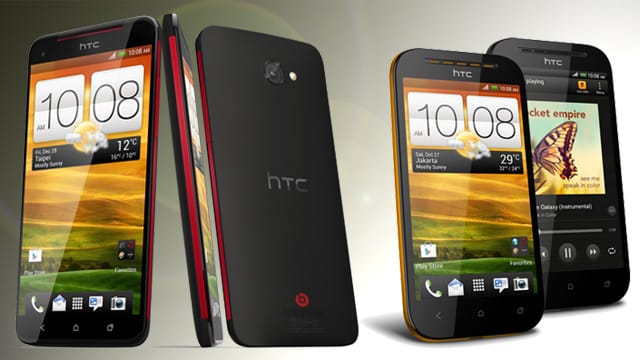 HTC Butterfly (l.), HTC Desire SV