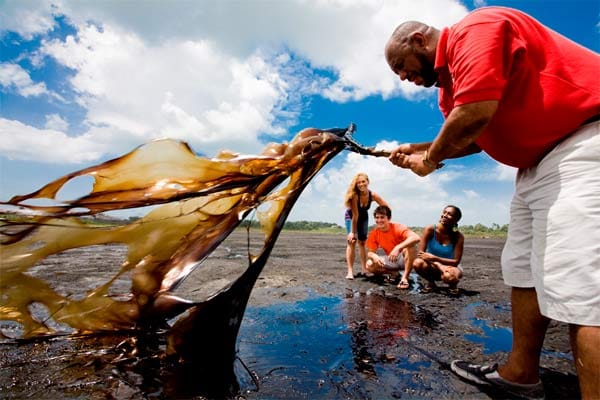 "La Brea Pitch Lake" auf Trinidad, Karibik