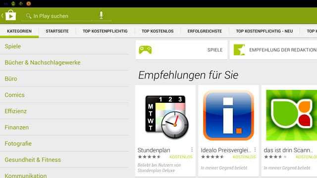 Der neue App Store Google Play