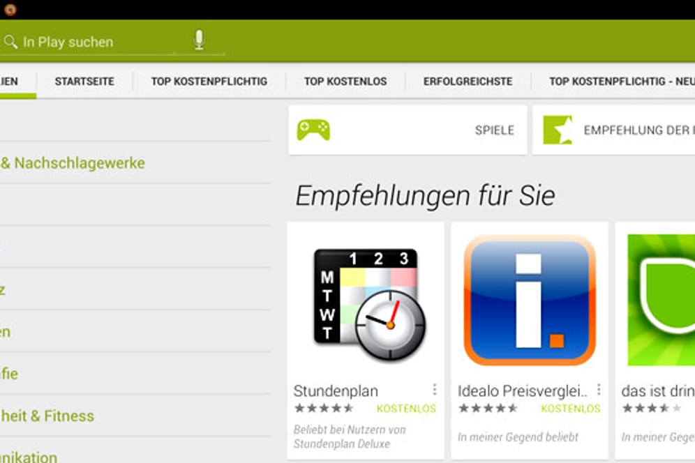 Der neue App Store Google Play