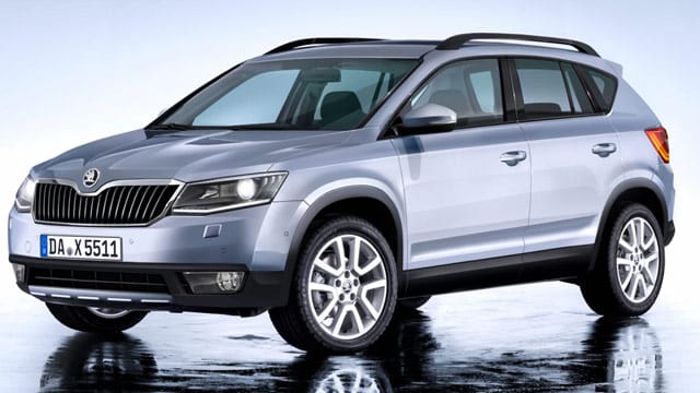 So könnte ein Skoda oberhalb des Yeti aussehen